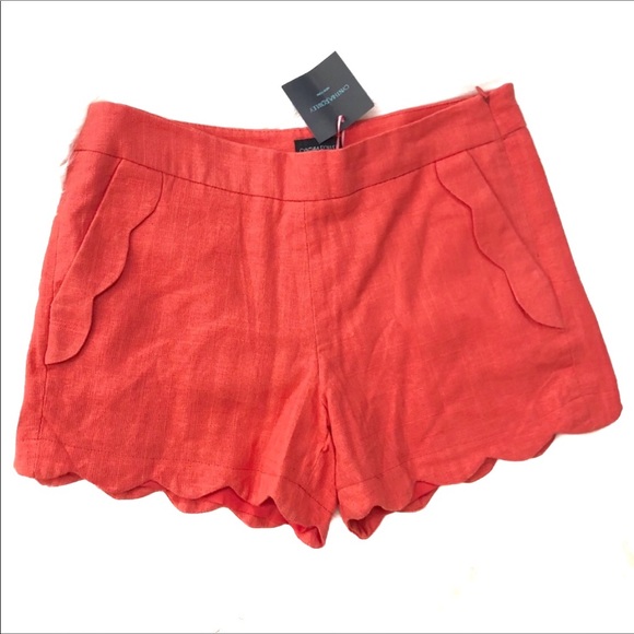 Cynthia Rowley Pants - SOLD Cynthia Rowley Linen Lined Coral Shorts